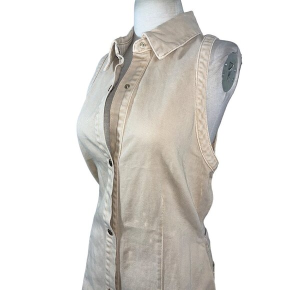 SER.O.YA Gemma Dress in Sand Dune XLarge New Womens Khaki Chino - Picture 6 of 15